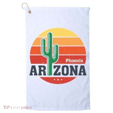 Phoenix Arizona Retro Golf Towel