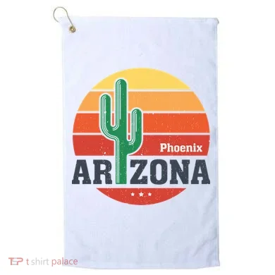 Phoenix Arizona Retro Golf Towel