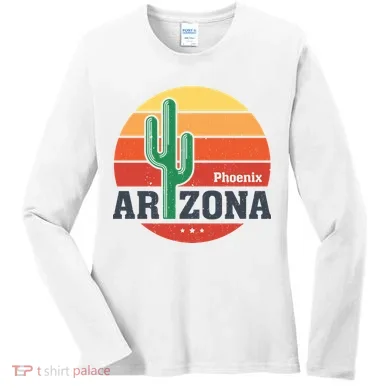 Phoenix Arizona Retro Women's Long Sleeve Shirt