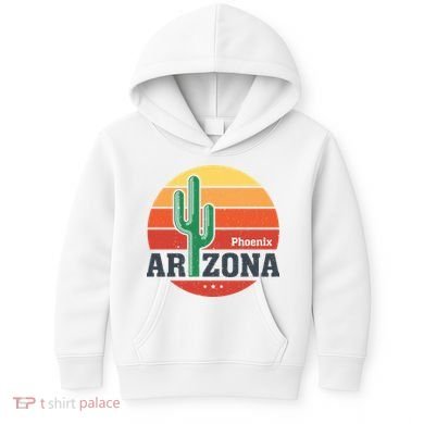 Phoenix Arizona Retro Kids Hoodie