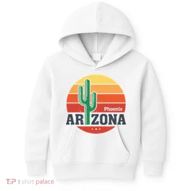 Phoenix Arizona Retro Kids Hoodie
