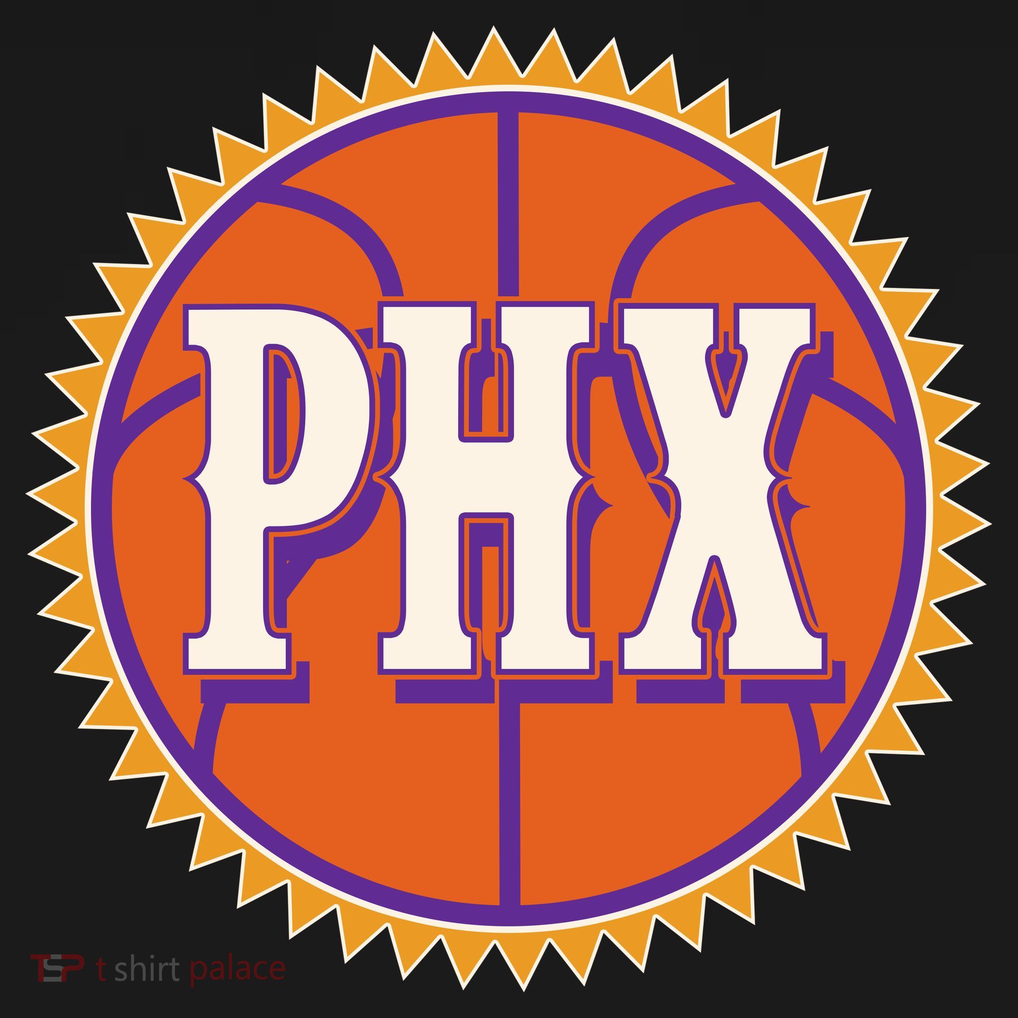 Phoenix PHX Basketball Sun Ball Bucket Hat