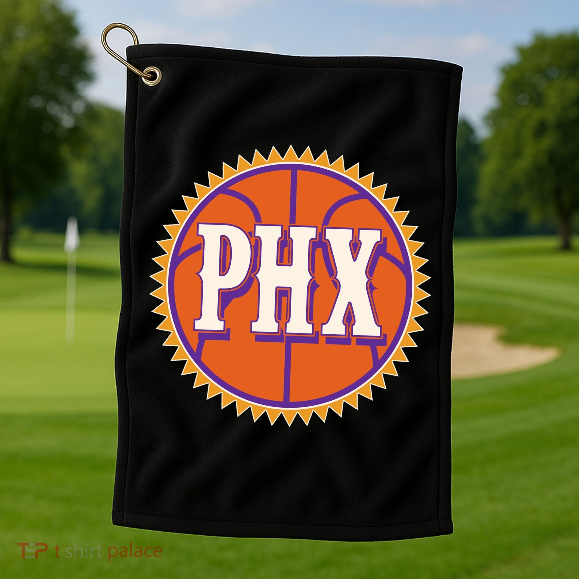Phoenix PHX Basketball Sun Ball Golf Towel