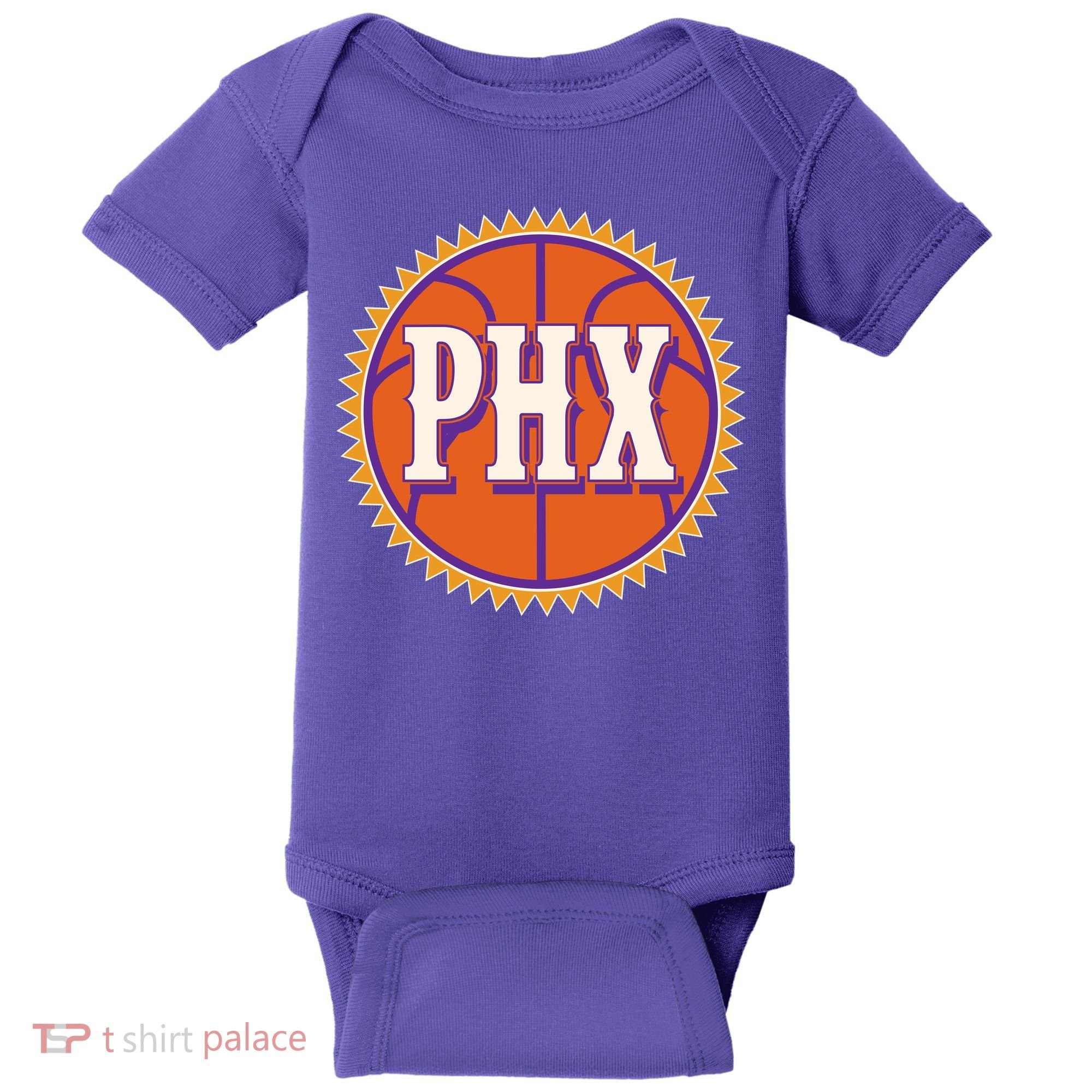Phoenix PHX Basketball Sun Ball Baby Bodysuit