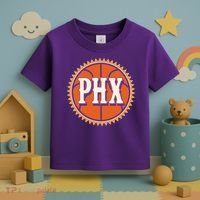 Phoenix PHX Basketball Sun Ball Toddler T-Shirt thumb 3