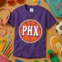 Phoenix PHX Basketball Sun Ball Kids T-Shirt thumb 3