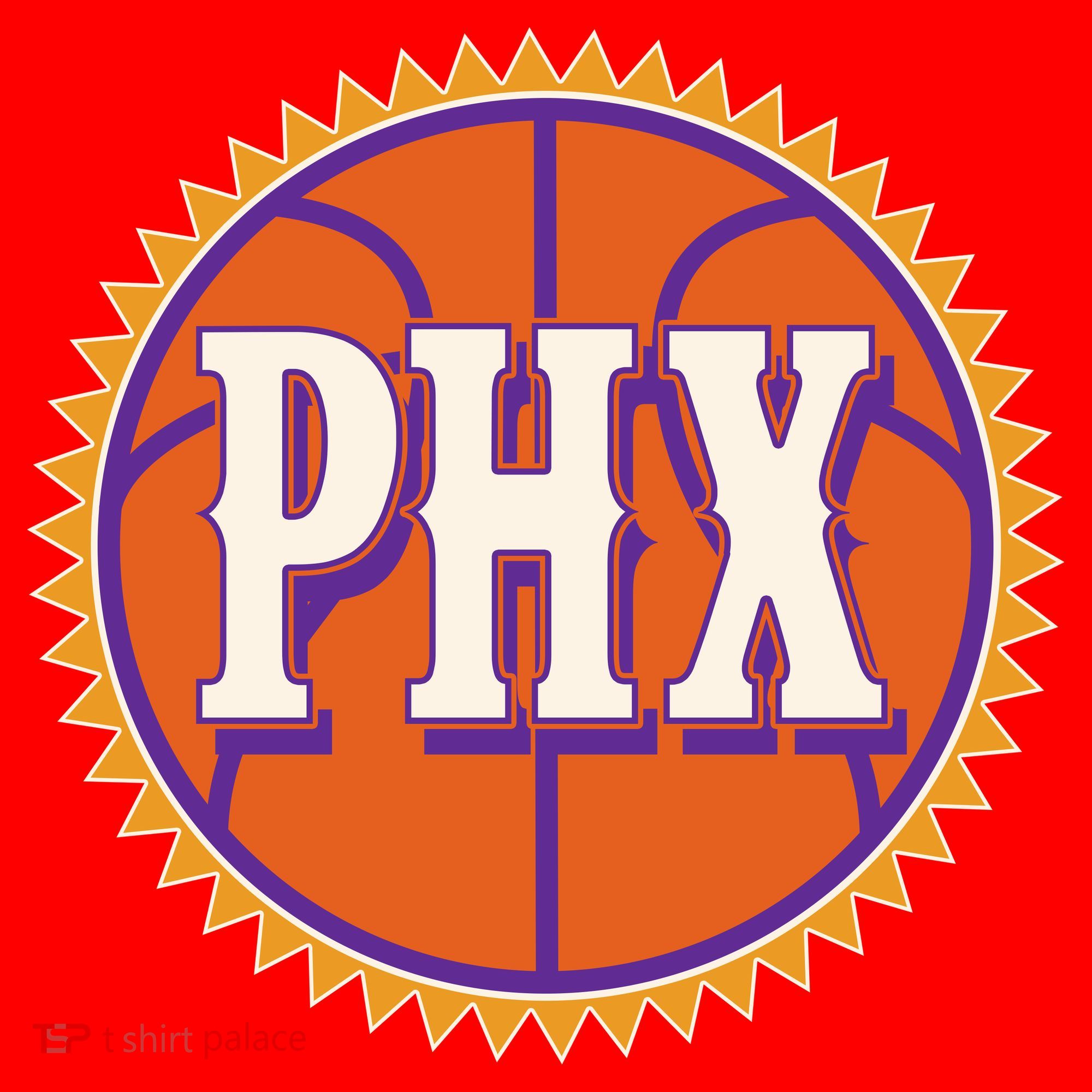 Phoenix PHX Basketball Sun Ball Santa Hat