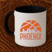 Phoenix Skyline Basketball Fan Coffee Mug thumb 2