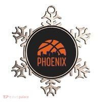 Phoenix Skyline Basketball Fan Ornament thumb 0