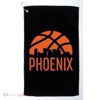 Phoenix Skyline Basketball Fan Golf Towel thumb 0
