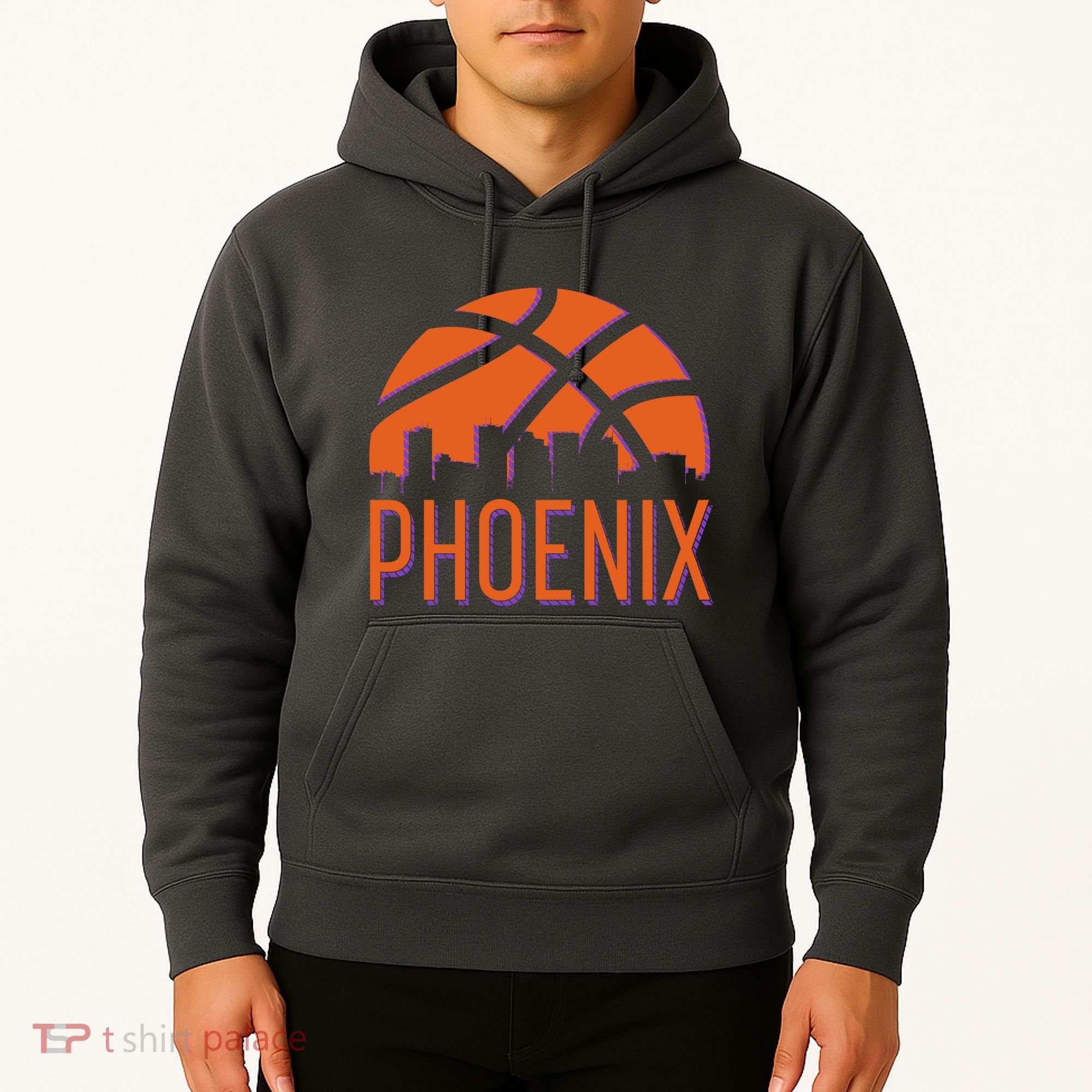 Phoenix Skyline Basketball Fan Hoodie