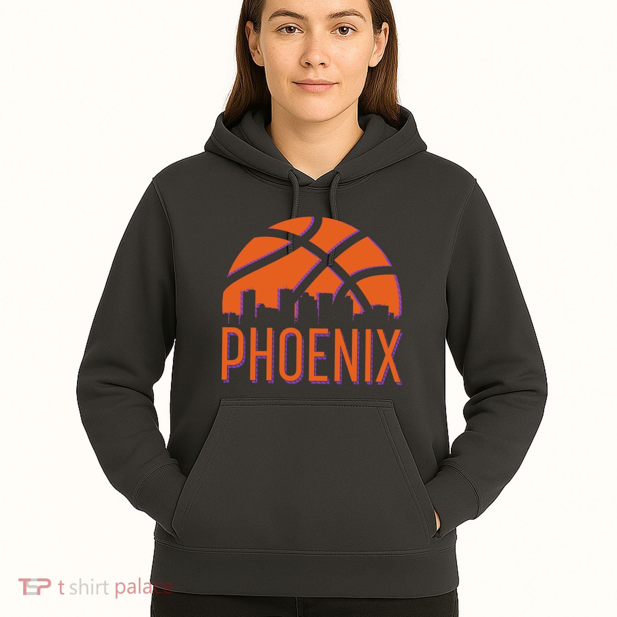 Phoenix Skyline Basketball Fan Hoodie