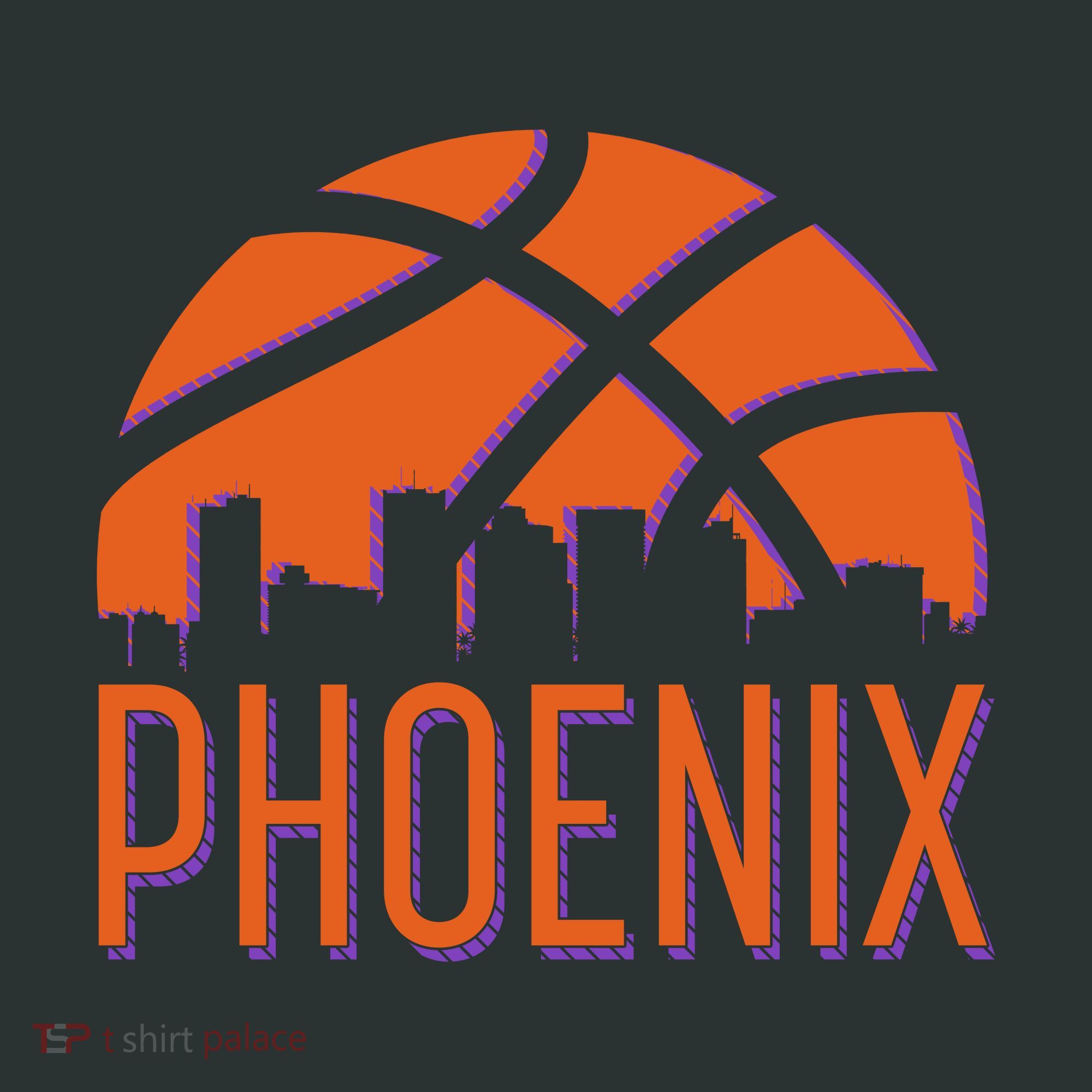 Phoenix Skyline Basketball Fan Sweatshirt