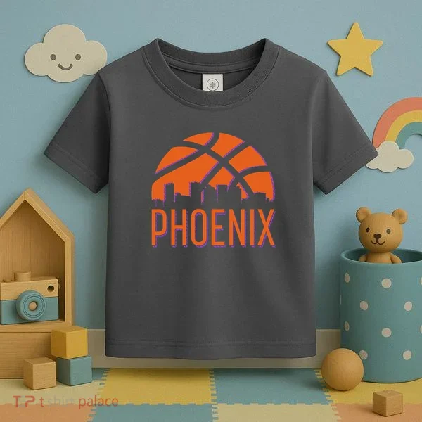 Phoenix Skyline Basketball Fan Toddler T-Shirt
