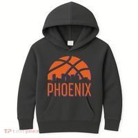 Phoenix Skyline Basketball Fan Kids Hoodie thumb 0