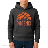 Phoenix Skyline Basketball Fan Kids Hoodie thumb 4