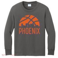 Phoenix Skyline Basketball Fan Kids Long Sleeve Shirt thumb 0