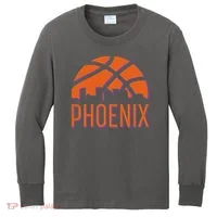 Phoenix Skyline Basketball Fan Kids Long Sleeve Shirt thumb 0