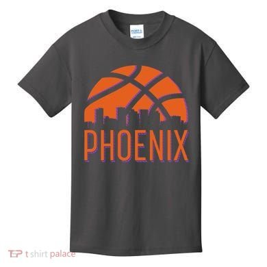 Phoenix Skyline Basketball Fan Kids T-Shirt
