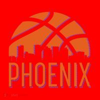 Phoenix Skyline Basketball Fan Santa Hat thumb 1