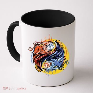 Phoenix Yin Yang Coffee Mug