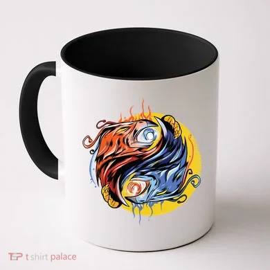 Phoenix Yin Yang Coffee Mug