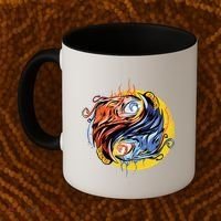 Phoenix Yin Yang Coffee Mug thumb 2