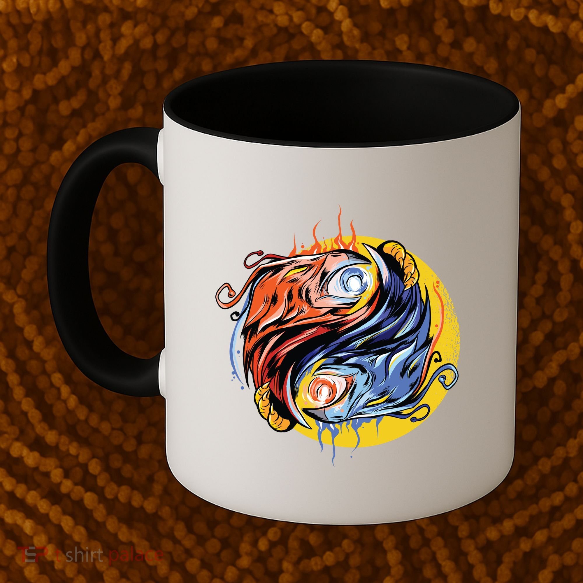 Phoenix Yin Yang Coffee Mug