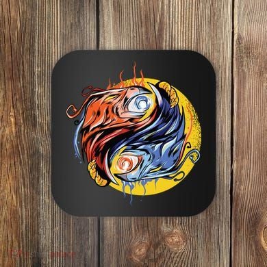 Phoenix Yin Yang Coaster