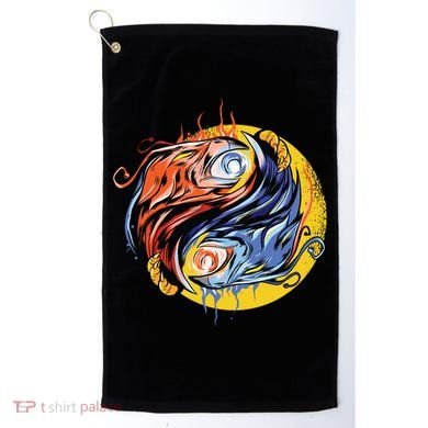 Phoenix Yin Yang Golf Towel