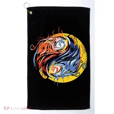 Phoenix Yin Yang Golf Towel