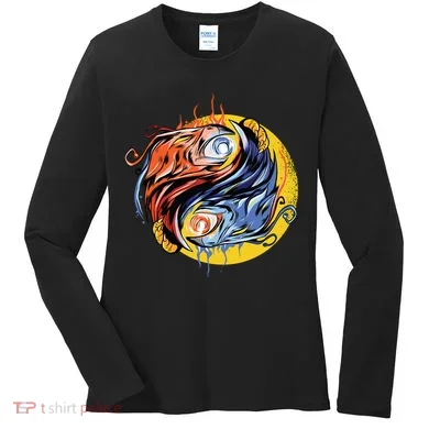 Phoenix Yin Yang Women's Long Sleeve Shirt