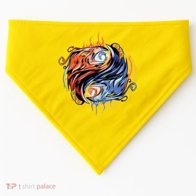 Phoenix Yin Yang USA-Made Doggie Bandana