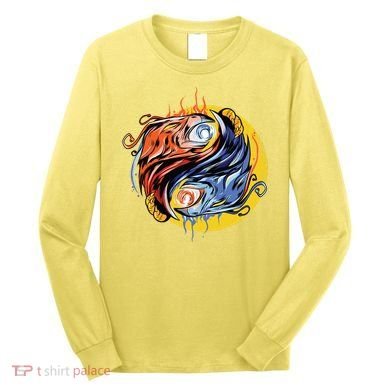 Phoenix Yin Yang Long Sleeve Shirt