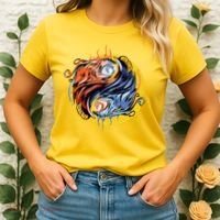Phoenix Yin Yang Women's T-Shirt thumb 2