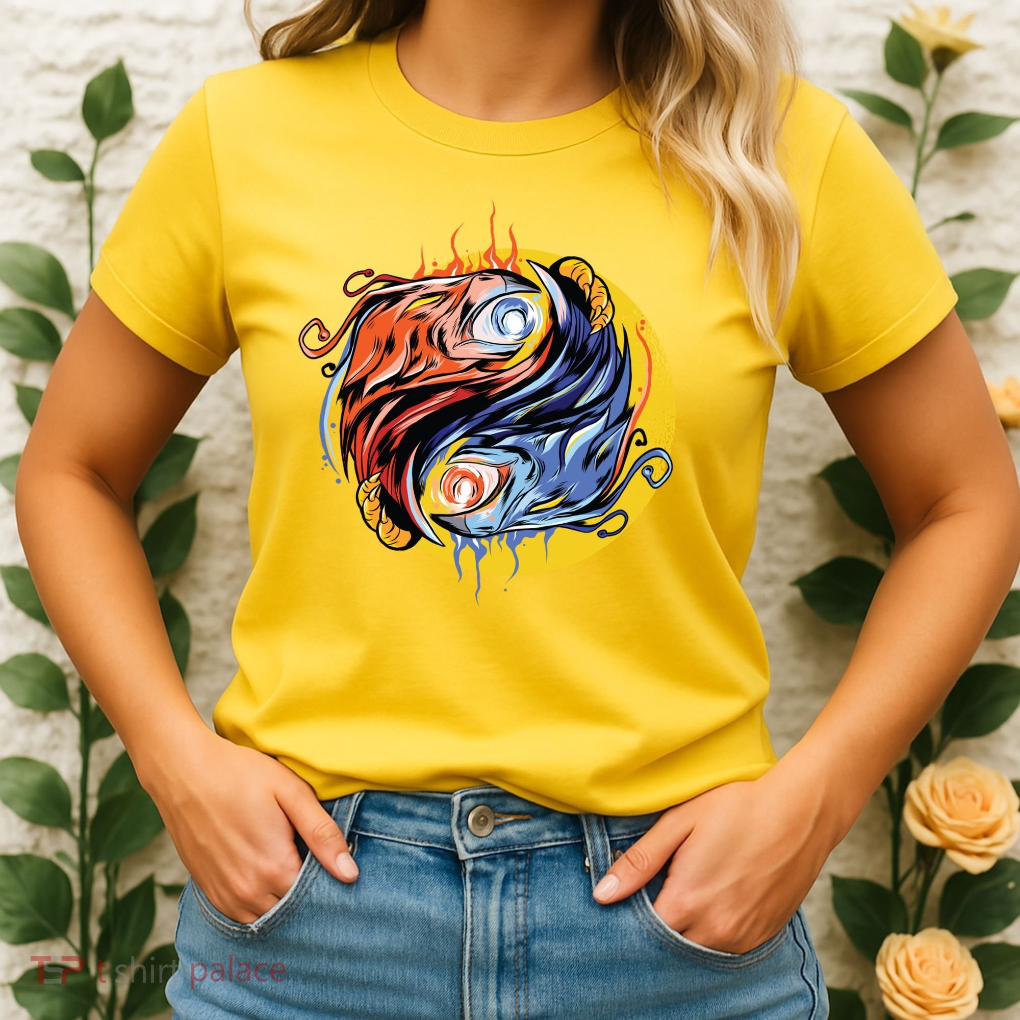 Phoenix Yin Yang Women's T-Shirt