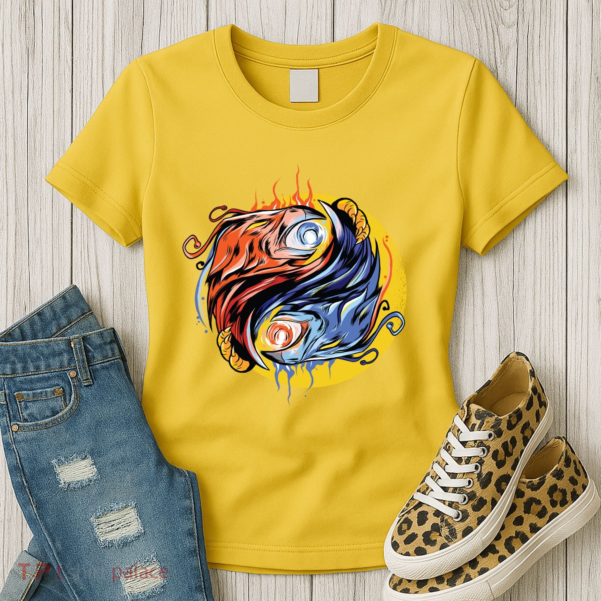Phoenix Yin Yang Women's T-Shirt