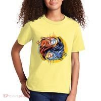 Phoenix Yin Yang Kids T-Shirt thumb 2