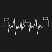 Pharmacists Heartbeat Pharmacy Tech Medical Student Long Sleeve Shirt thumb 2