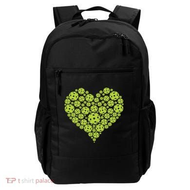 Pickleball Heart Professional Pickleball Game Players Great Gift Backpack