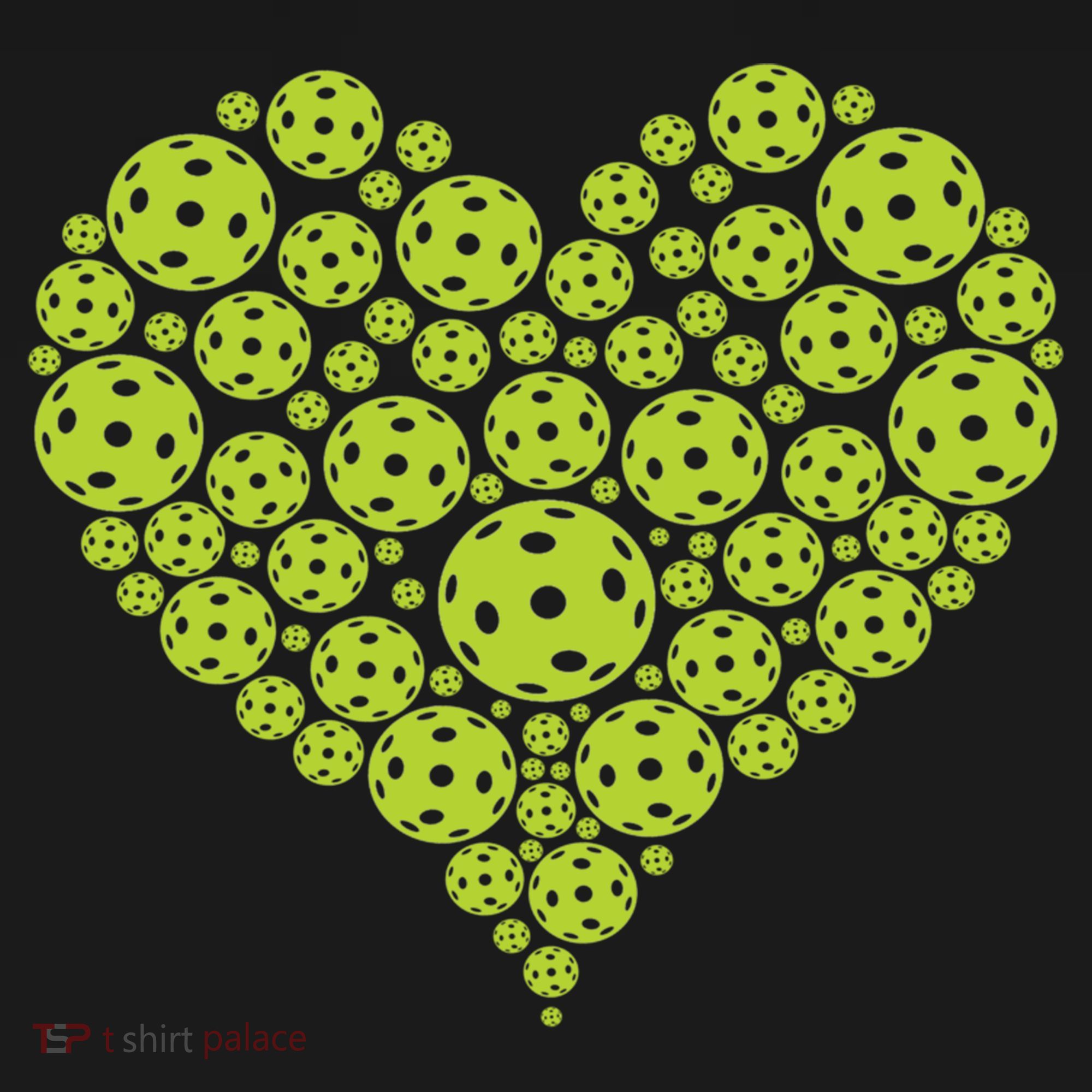 Pickleball Heart Professional Pickleball Game Players Great Gift Backpack