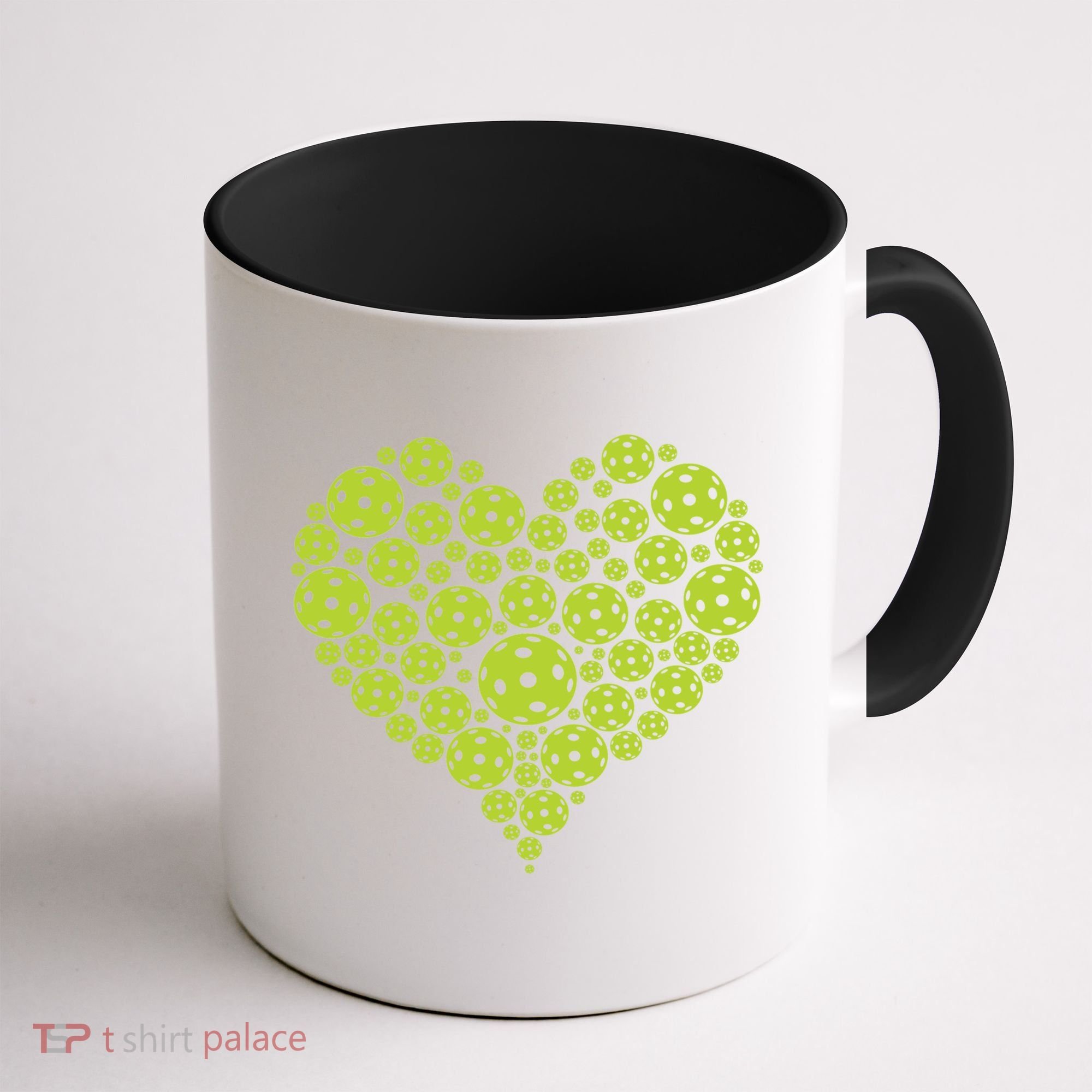 Pickleball Heart Professional Pickleball Game Players Great Gift Coffee Mug