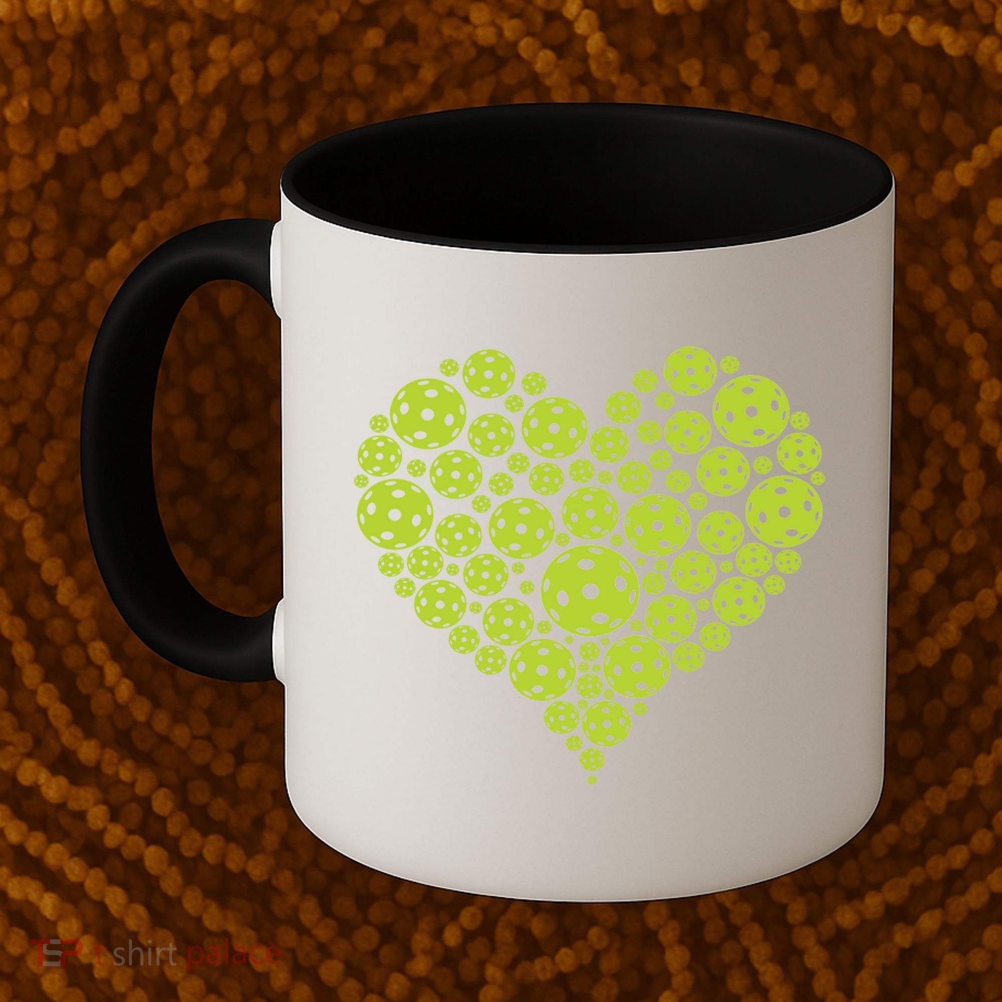 Pickleball Heart Professional Pickleball Game Players Great Gift Coffee Mug