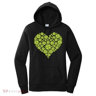 Pickleball Heart Professional Pickleball Game Players Great Gift Women's Hoodie