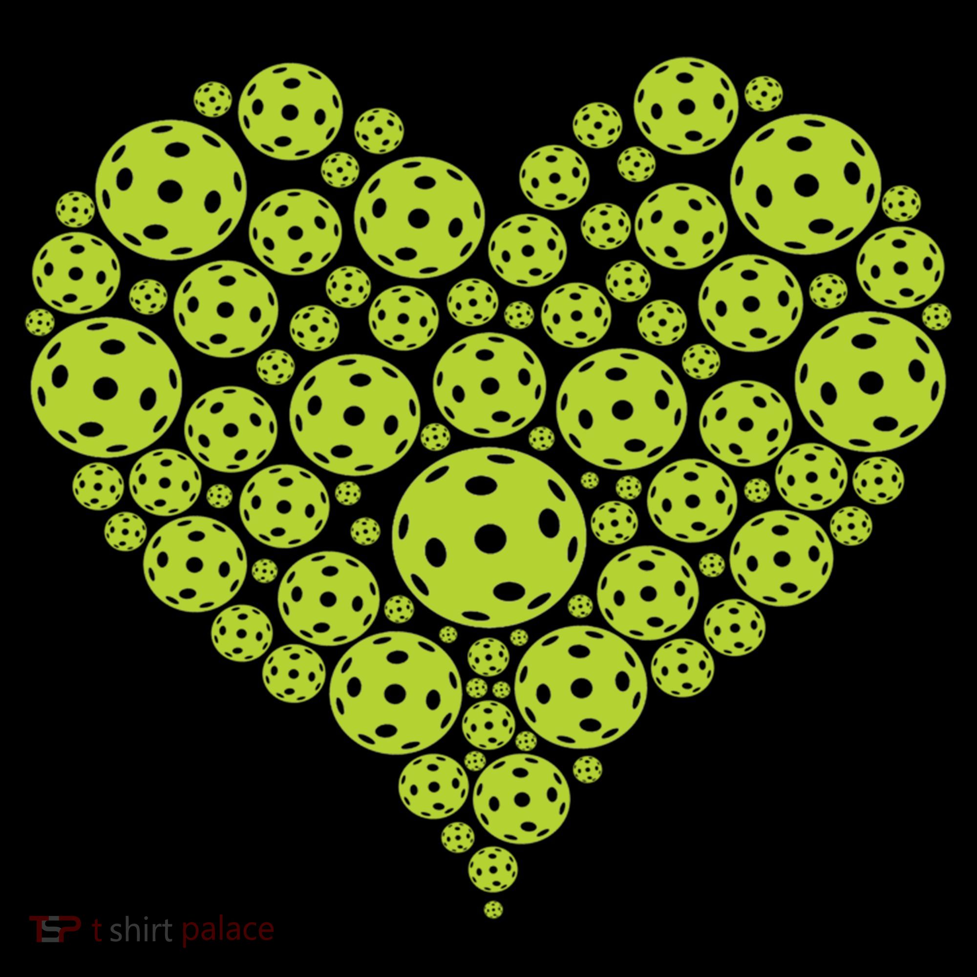 Pickleball Heart Professional Pickleball Game Players Great Gift Women's Hoodie