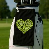 Pickleball Heart Professional Pickleball Game Players Great Gift Golf Towel thumb 2