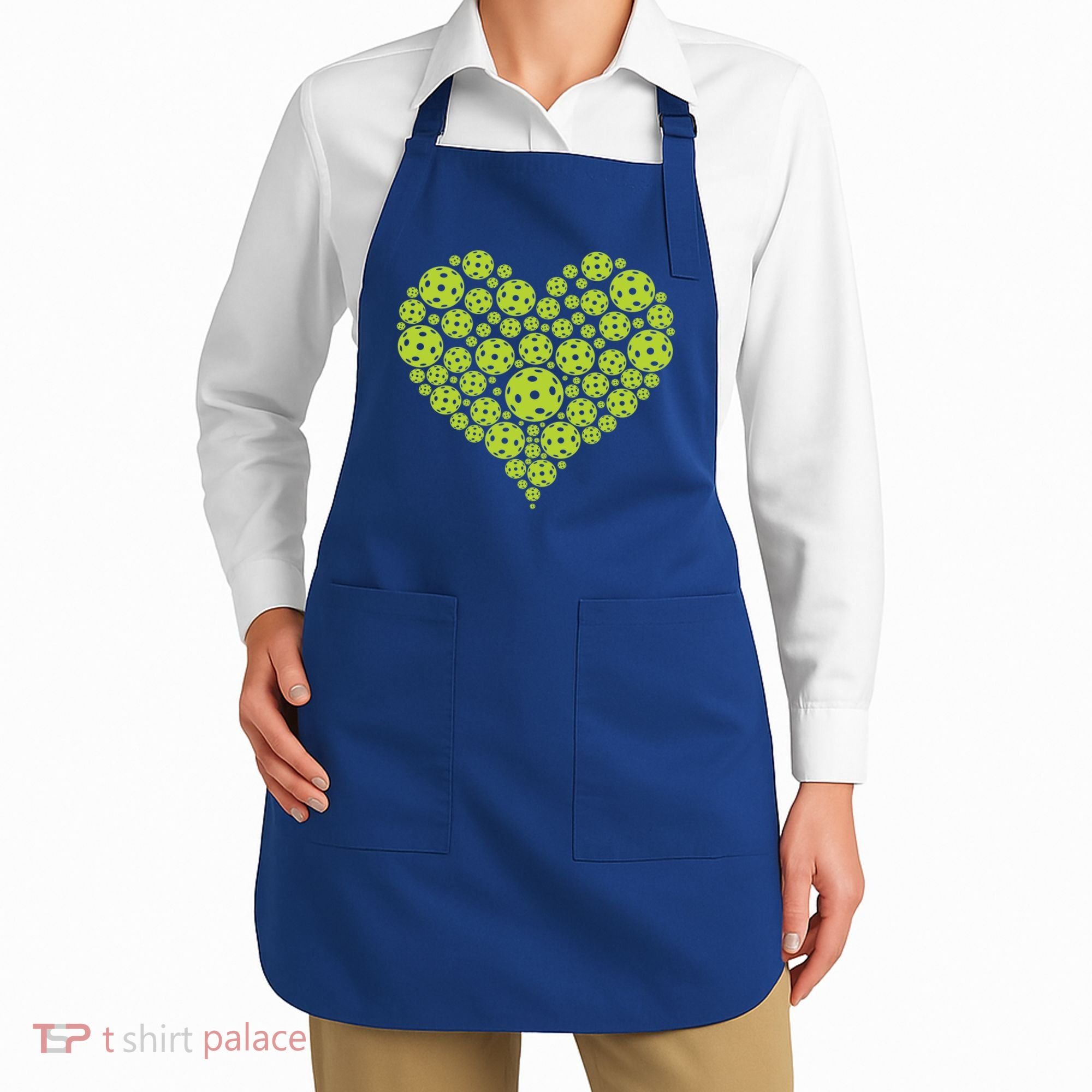 Pickleball Heart Professional Pickleball Game Players Great Gift Apron