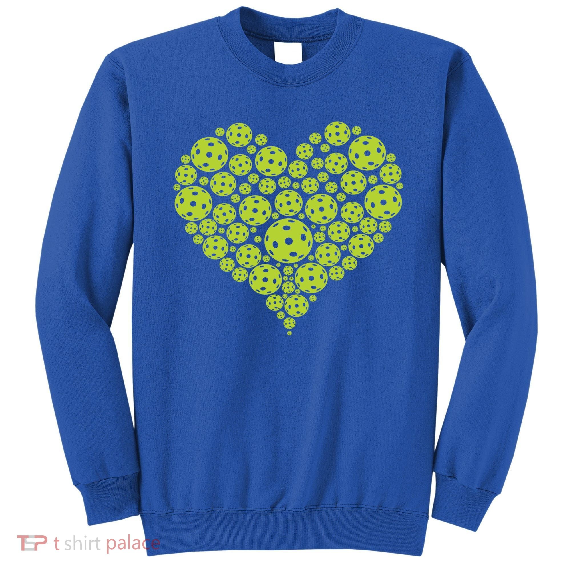 Pickleball Heart Professional Pickleball Game Players Great Gift Sweatshirt