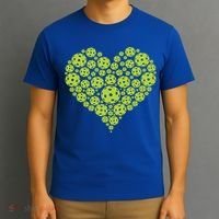 Pickleball Heart Professional Pickleball Game Players Great Gift T-Shirt thumb 3