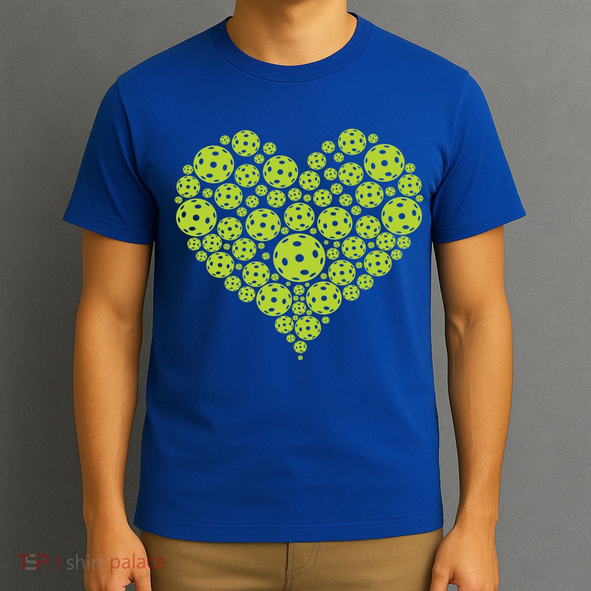 Pickleball Heart Professional Pickleball Game Players Great Gift T-Shirt